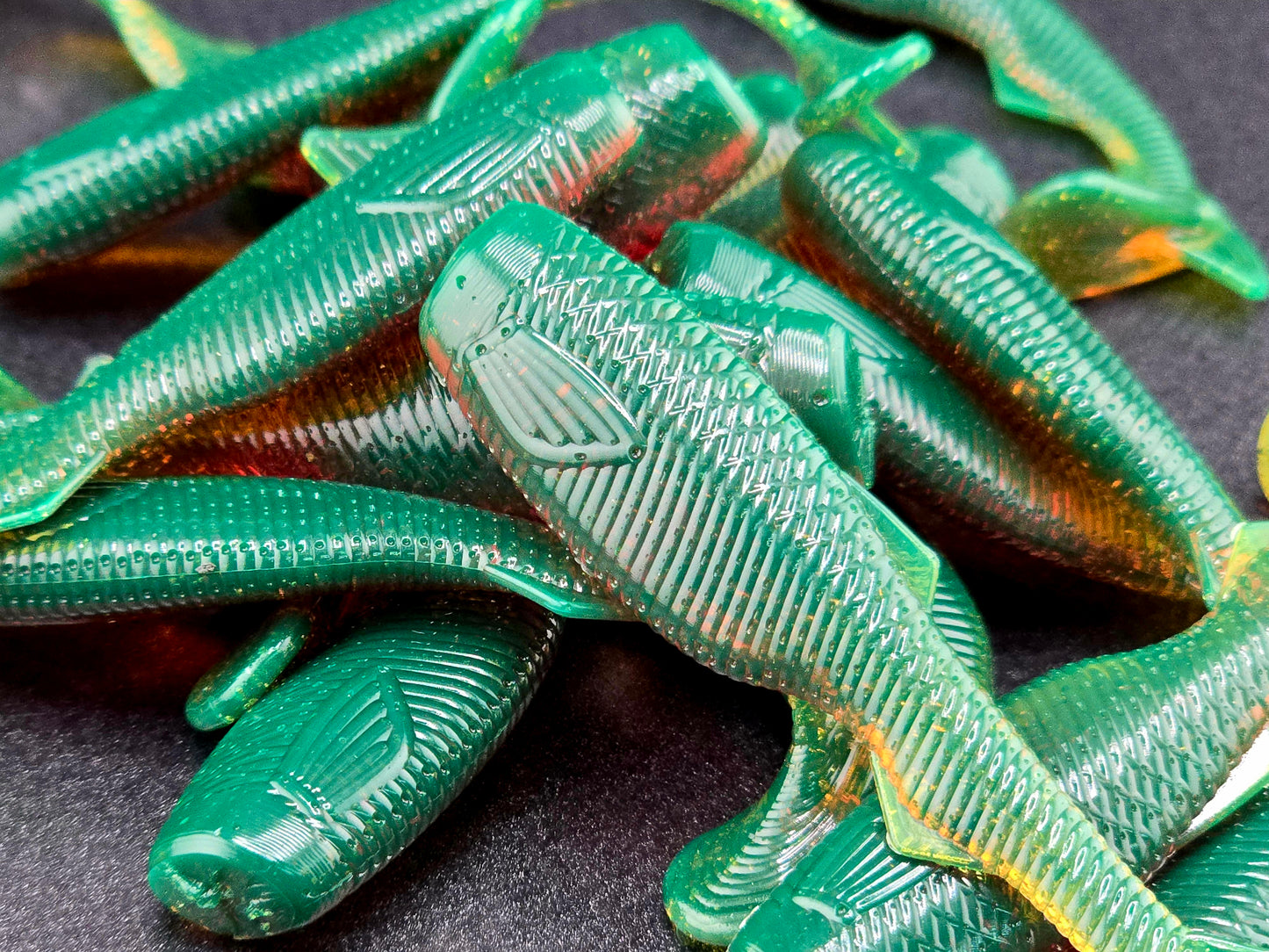 (16 ct.) 2" Mighty Minnow Soft Plastic Baits - Solid Colors