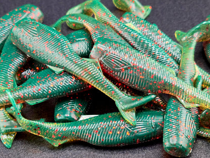 (16 ct.) 2" Mighty Minnow Soft Plastic Baits - Solid Colors