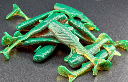 (16 ct.) 2" Mighty Minnow Soft Plastic Baits - Solid Colors
