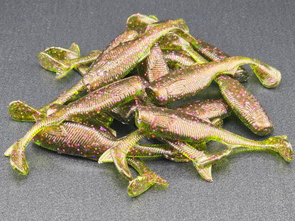 (16 ct.) 2" Mighty Minnow Soft Plastic Baits - Solid Colors