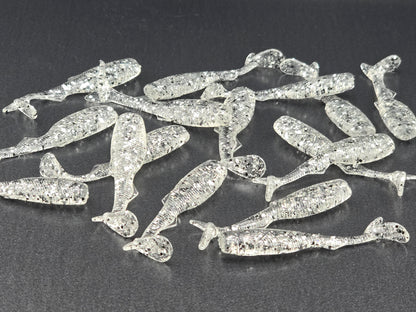(16 ct.) 2" Mighty Minnow Soft Plastic Baits - Solid Colors