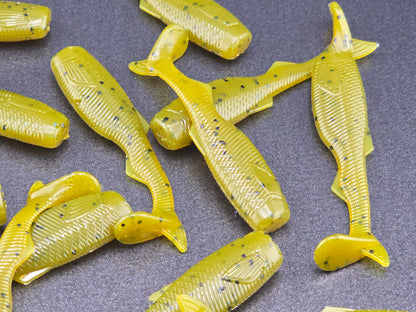 (16 ct.) 2" Mighty Minnow Soft Plastic Baits - Solid Colors