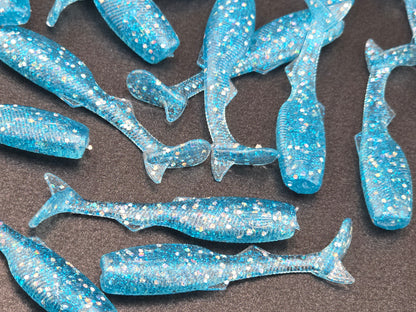 (16 ct.) 2" Mighty Minnow Soft Plastic Baits - Solid Colors