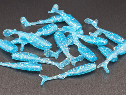 (16 ct.) 2" Mighty Minnow Soft Plastic Baits - Solid Colors
