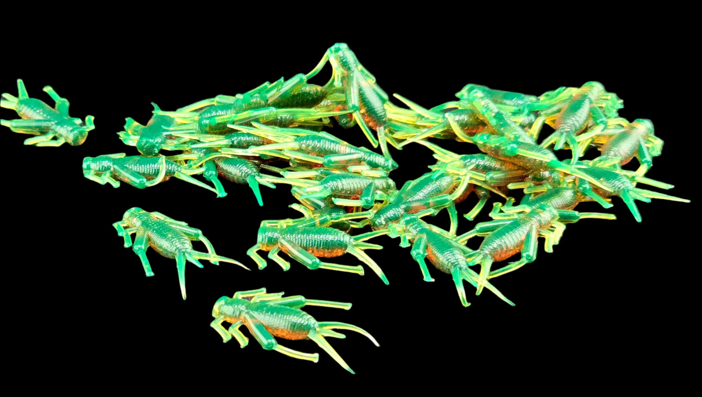 (32 ct.) .875" Mighty Cricket Soft Plastic Bait