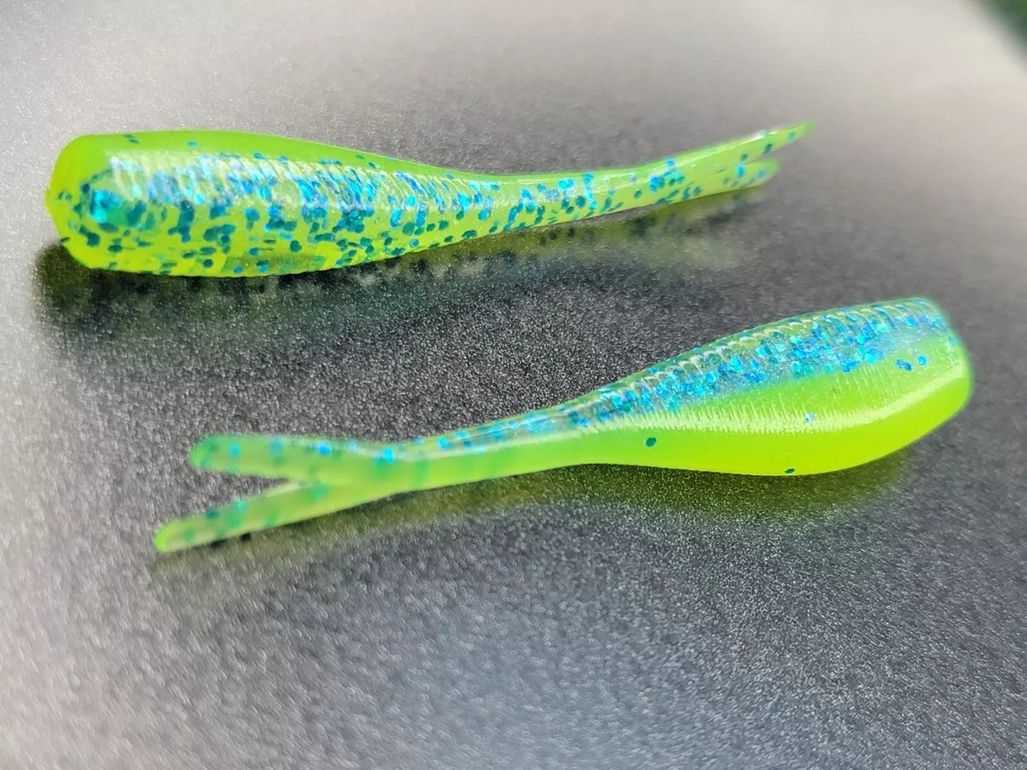 (20 ct.) 2" Slab Crusher Soft Plastic Bait - Laminate Colors