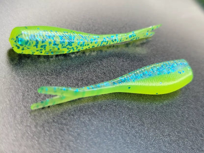 (20 ct.) 2" Slab Crusher Soft Plastic Bait - Laminate Colors