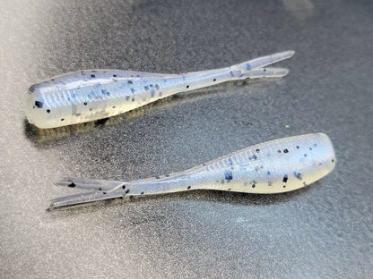 (20 ct.) 2" Slab Crusher Soft Plastic Bait - Solid Colors