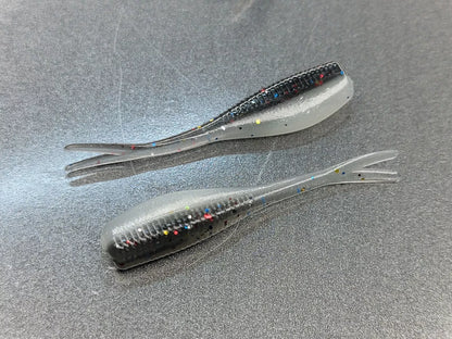 (20 ct.) 2" Slab Crusher Soft Plastic Bait - Laminate Colors