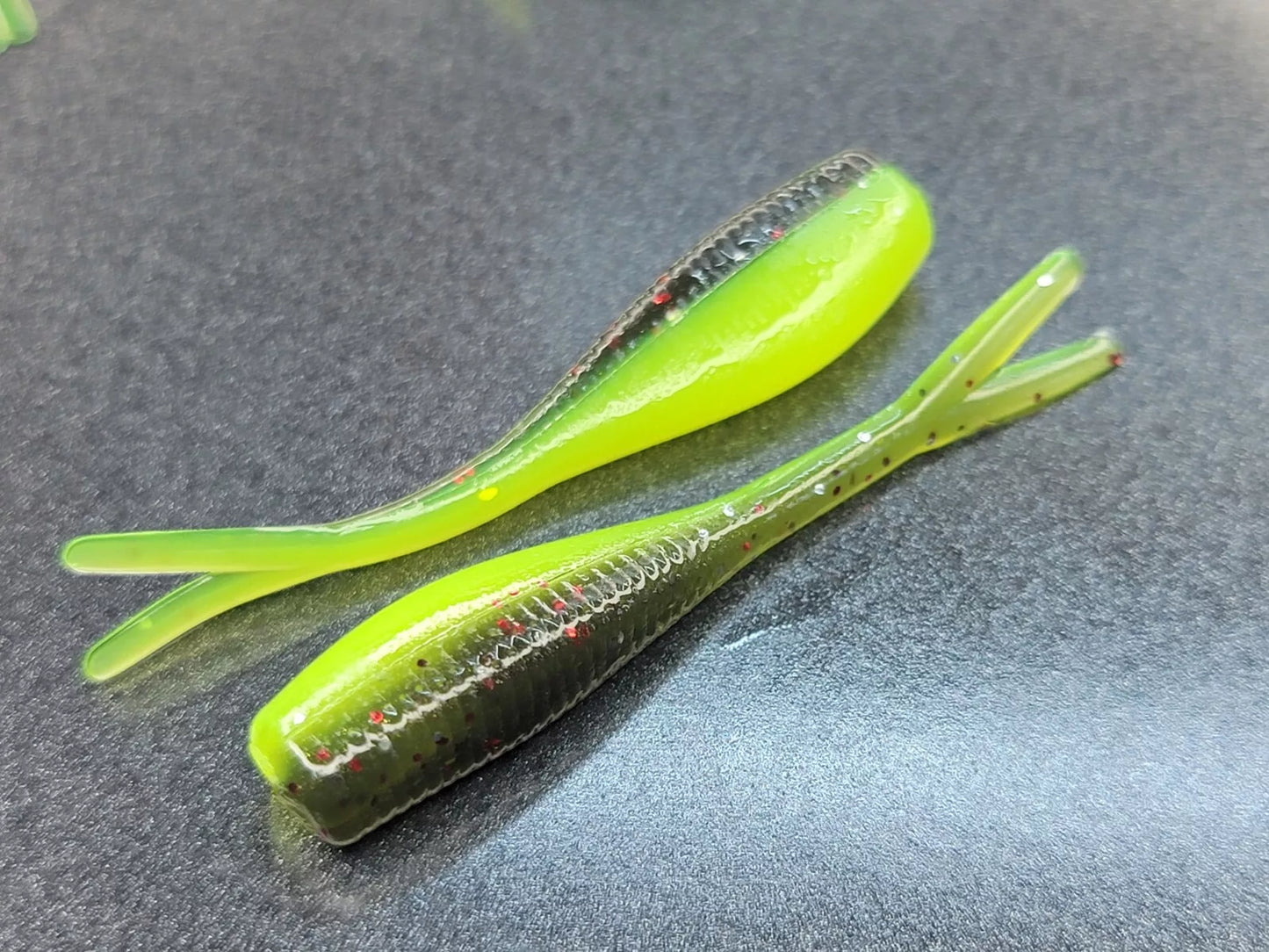 (20 ct.) 2" Slab Crusher Soft Plastic Bait - Laminate Colors