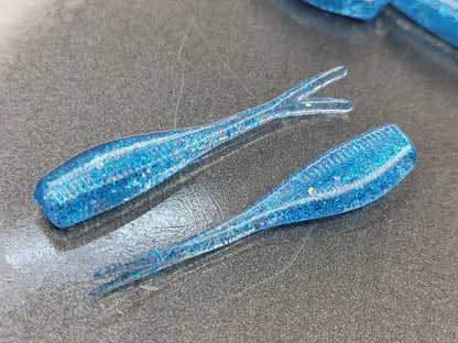 (20 ct.) 2" Slab Crusher Soft Plastic Bait - Solid Colors