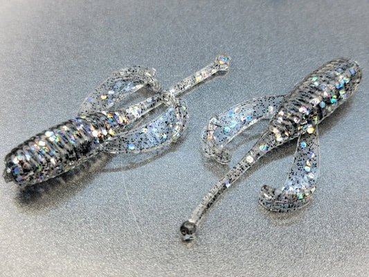 (20 ct.) 2" Slab Bandit Soft Plastic Bait - Solid Colors