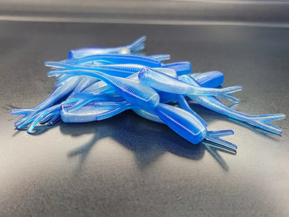 (20 ct.) 2" Slab Crusher Soft Plastic Bait - Laminate Colors
