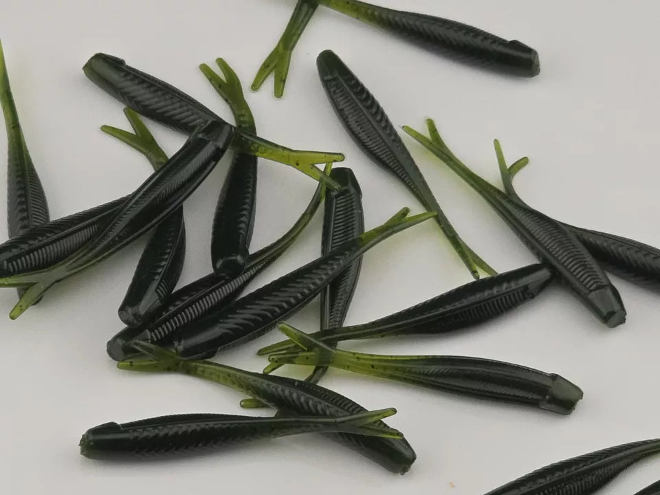 (20 ct.) 2" Tracer Shad Soft Plastic Bait - Solid Colors