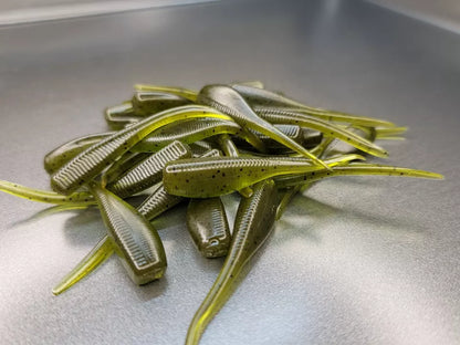 (24 ct.) 2" Slab Hunter Soft Plastic Bait - Solid Colors
